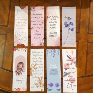 Bridgerton Inspired Bookmarks 8 pack